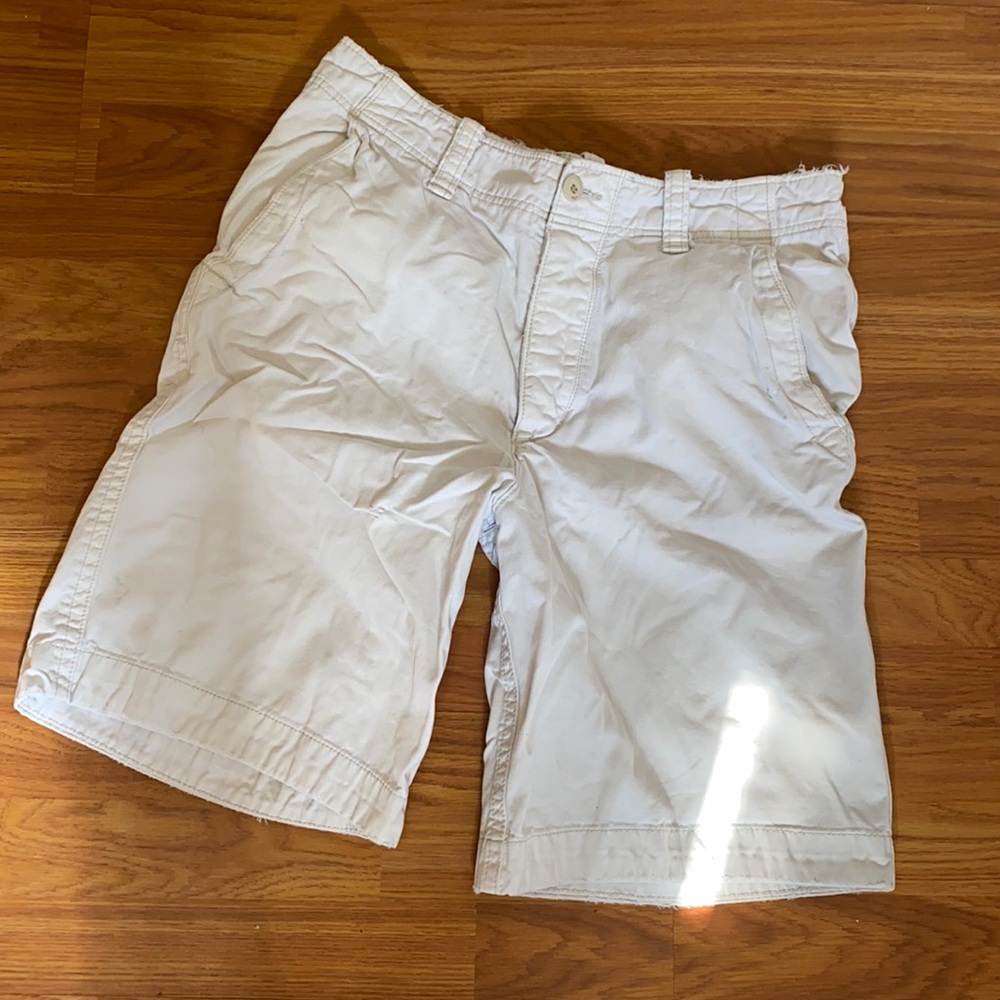 Men’s White Khaki Hollister Shorts sz 32